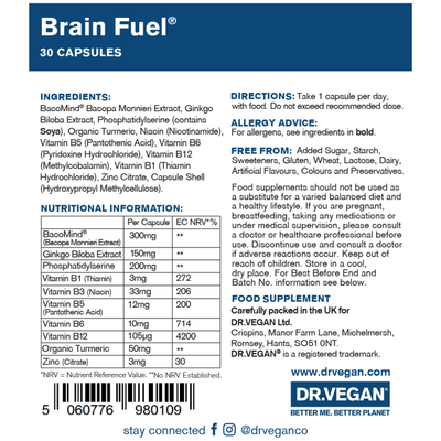 Dr.Vegan Brain Fuel 30 V-Caps