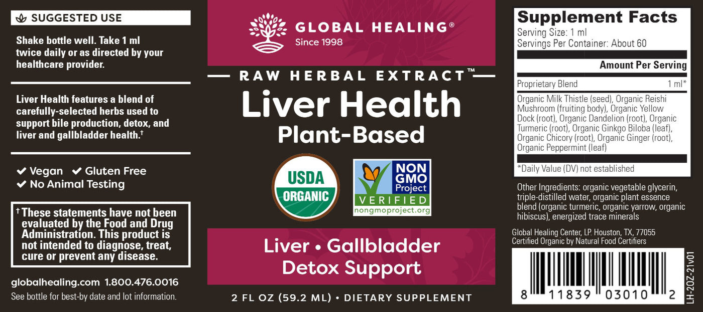 Liver Heath by Global Healing Ingredients