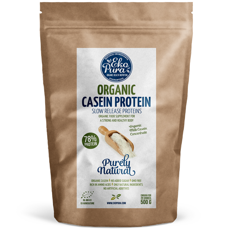 Ekopura Organic Casein Protein 500 Grams