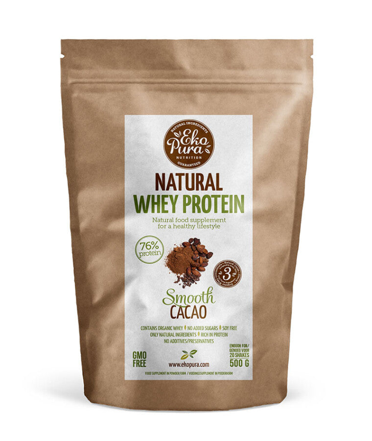 Ekopura Natural Whey Protein Cacao 500 Grams