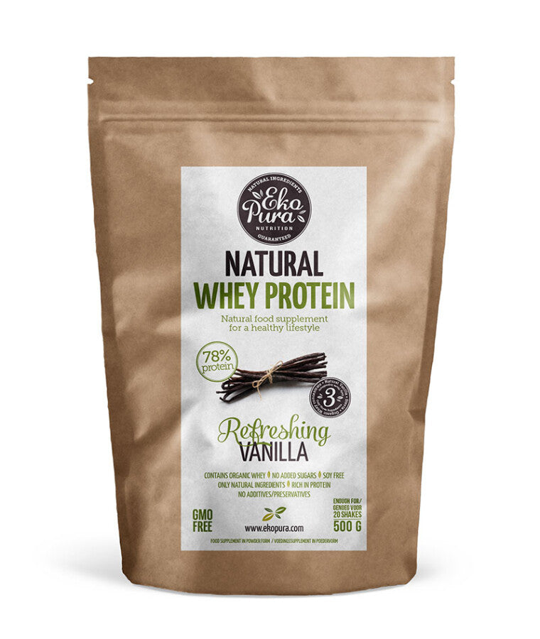 Ekopura Natural Whey Protein Vanilla 500 Grams