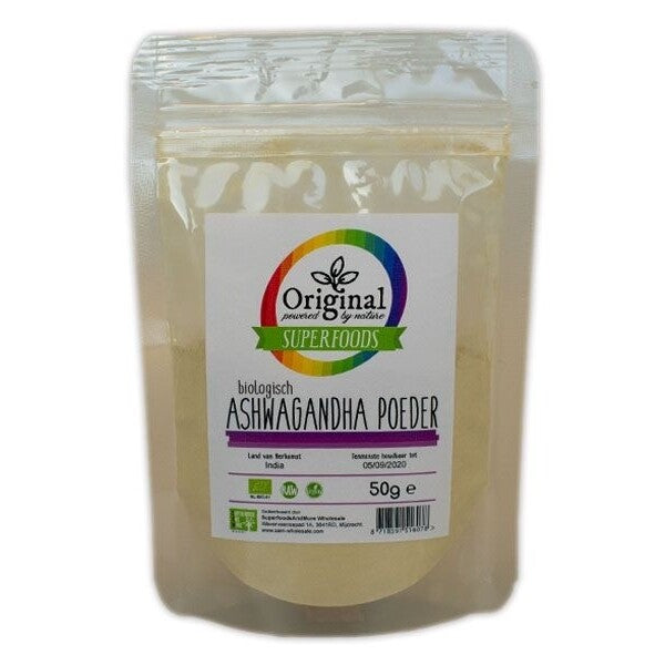 Original Superfoods Organic Ashwagandha Powder 50 Grams