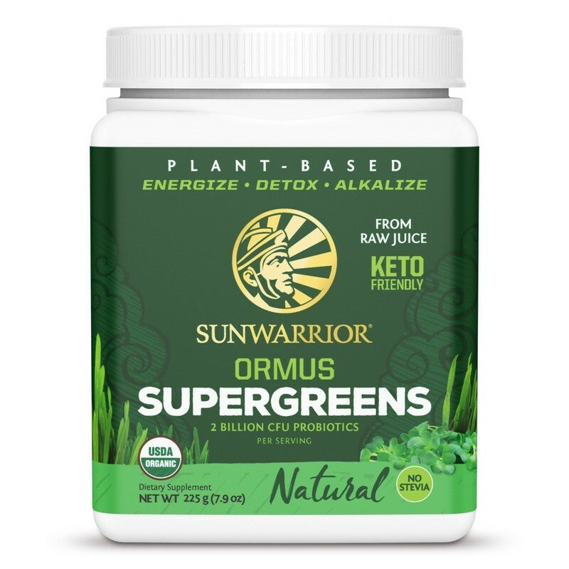 Sunwarrior Organic Ormus Supergreens Natural 225 Grams