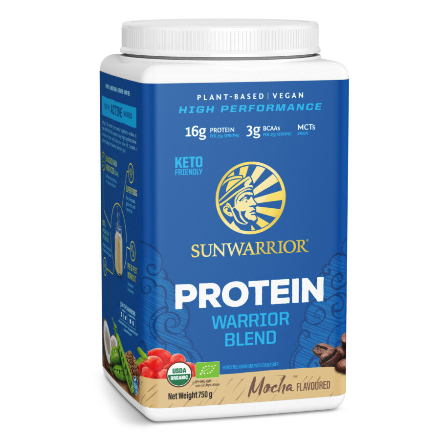 Sunwarrior Warrior Blend Organic Protein Mocha 750 Grams