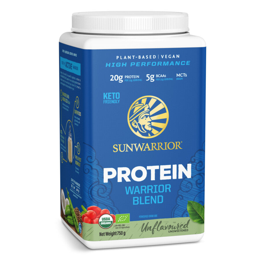 Sunwarrior Warrior Blend Organic Protein Unflavoured 750 Grams
