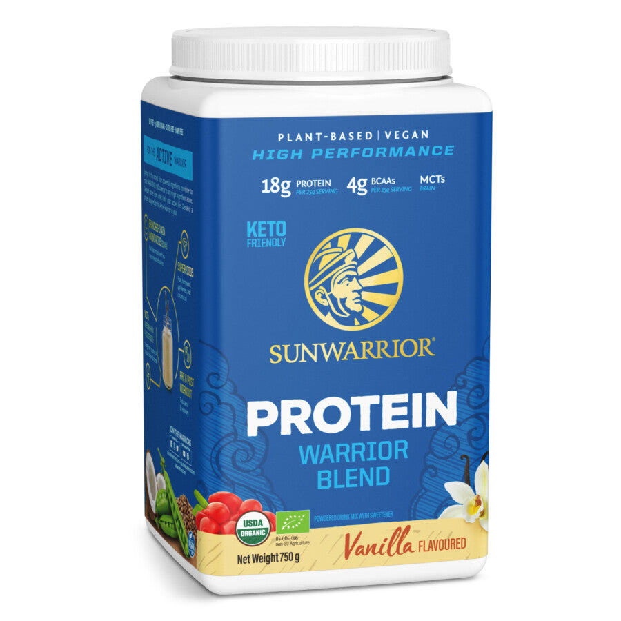 Sunwarrior Warrior Blend Organic Protein Vanilla 750 Grams